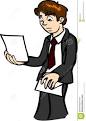 Image result for someone reading a letter clipart